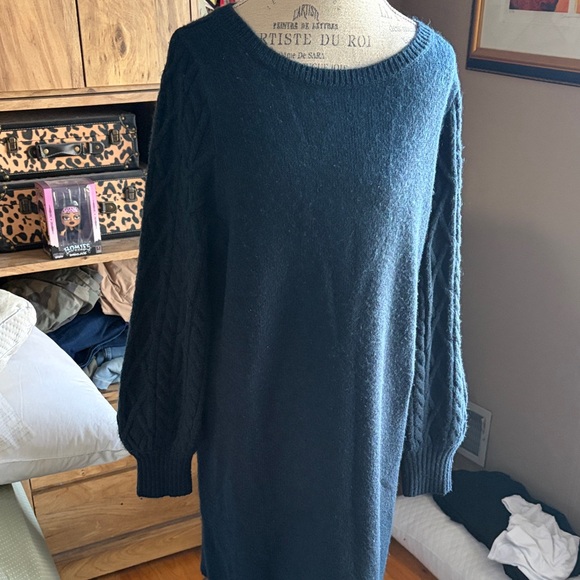 Banana Republic Dresses & Skirts - Navy Blue Banana Republic Knit Sweater Dress - XL